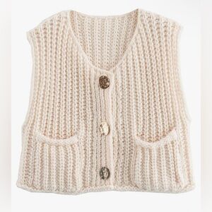 🤍Amazon KEOMUD Women's Sleeveless Cropped Knit Cardigan🤍